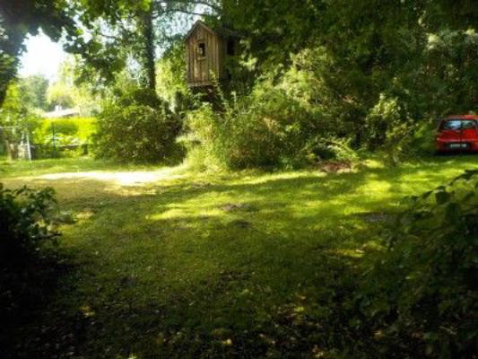Bindow: idyllischer Garten, Anschluss an die Dahme