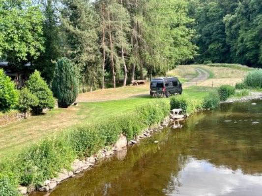 Beautiful campsite on the Our in the South Eifel