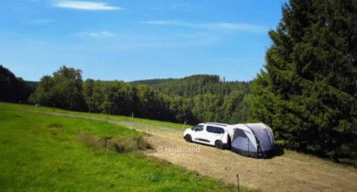Einzelner Stellplatz in Alleinlage - Sternenhimmel