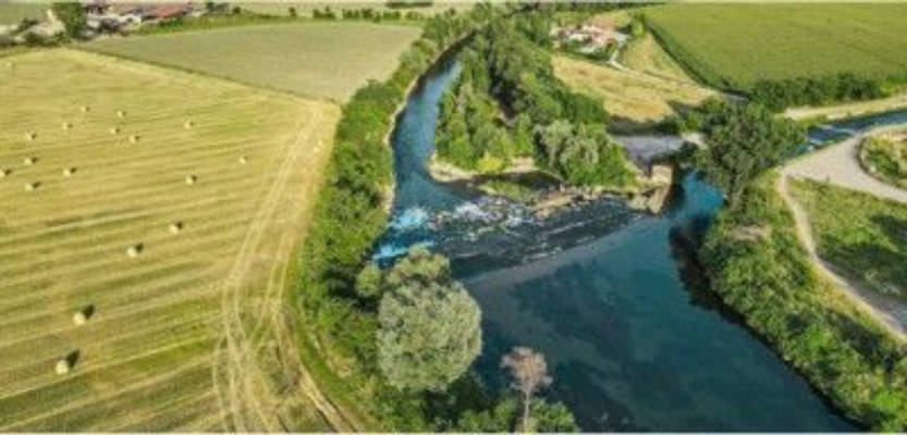 Agricultural brewery in the Oglio River Park