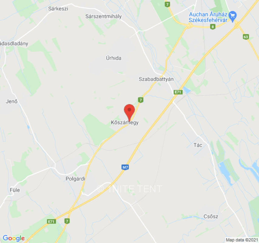 Zeltplatz in Kőszárhegy