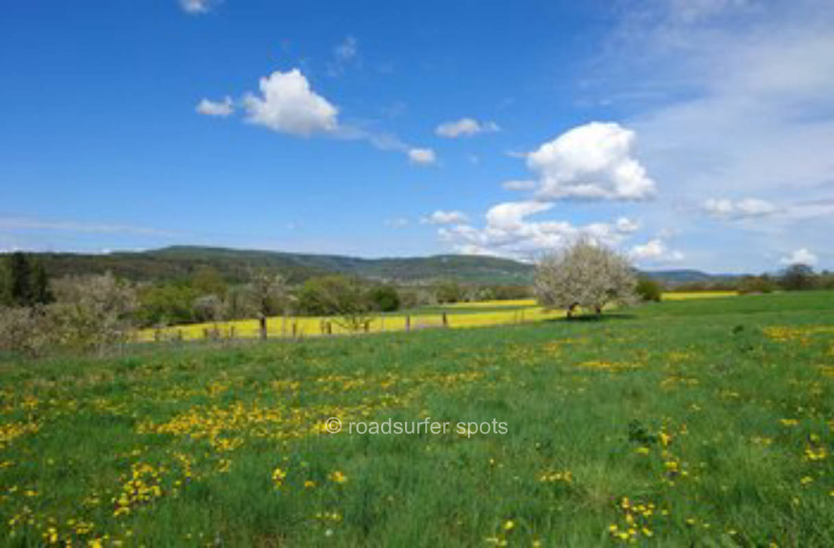 Camping an der Wiese bei Walberlas