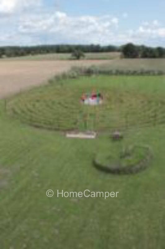 Privater Platz in Hille