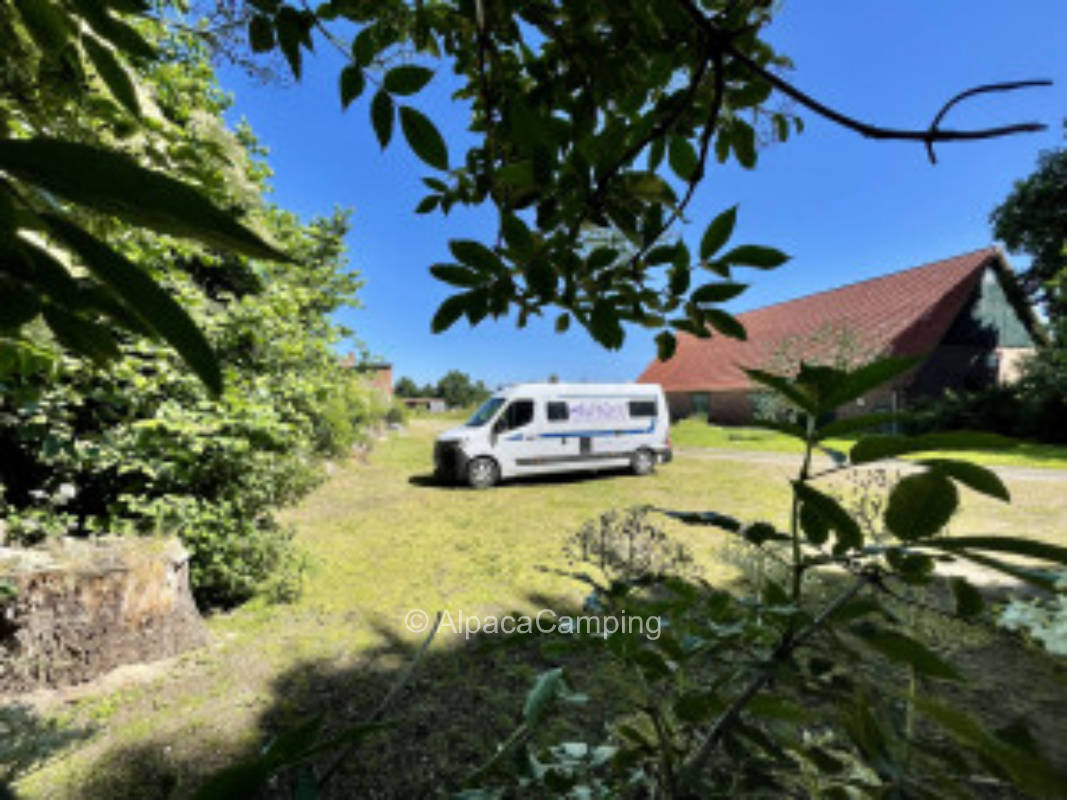 An der Ostsee, privater Stellplatz