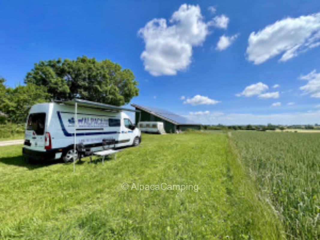 RV park on the edge of the field #1
