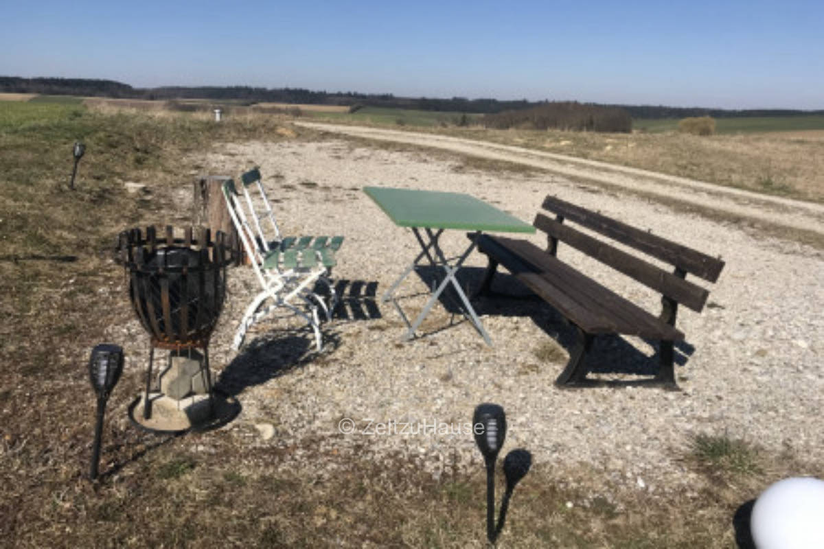 Stellplatz in der Natur