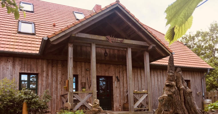 Stellplatz auf einem Bauernhof vor dem Fischland Darss