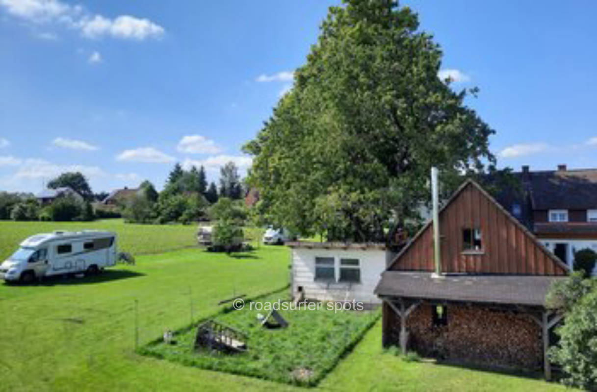 Motorhome parking to the "Old Hafnerei