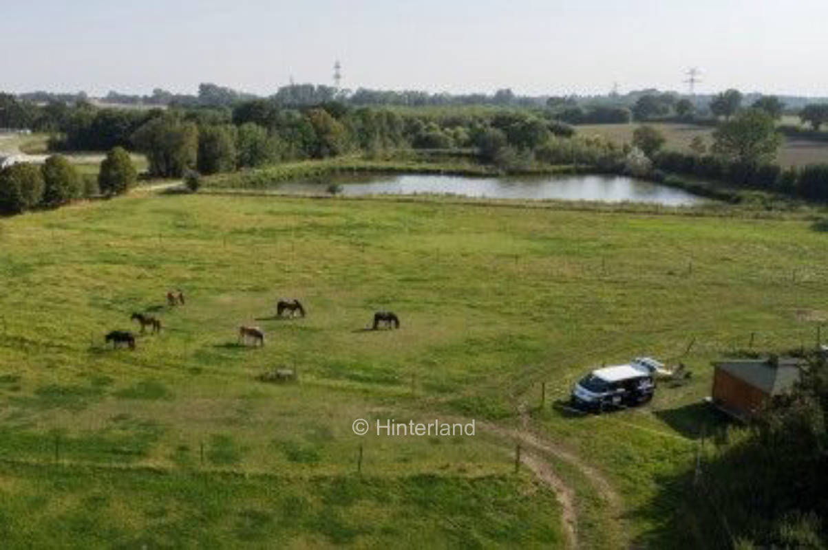 Wiesen Camp auf dem Bauernhof