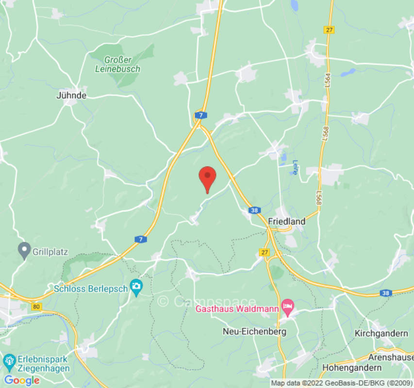 Nature camping near Göttingen