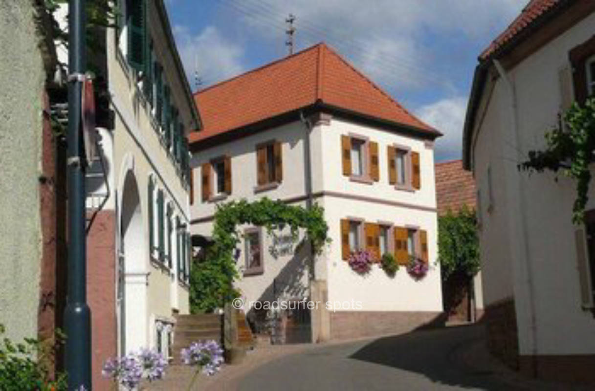 Camping auf dem Weingut , privater Stellplatz