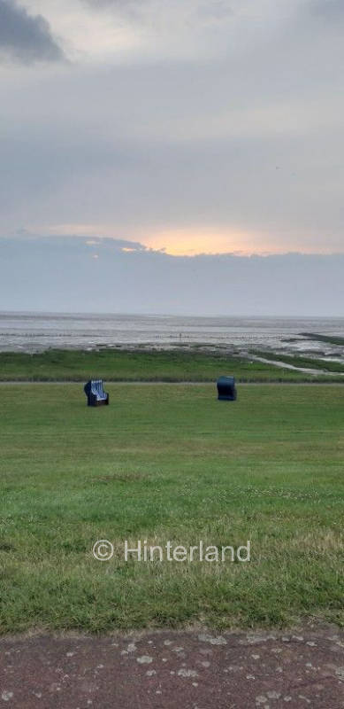 Parking space in front of the house near the North Sea