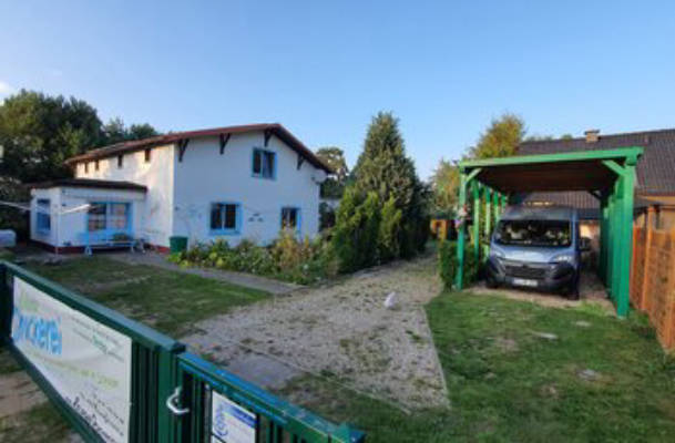 Privater Platz im Fischerdorf Freest