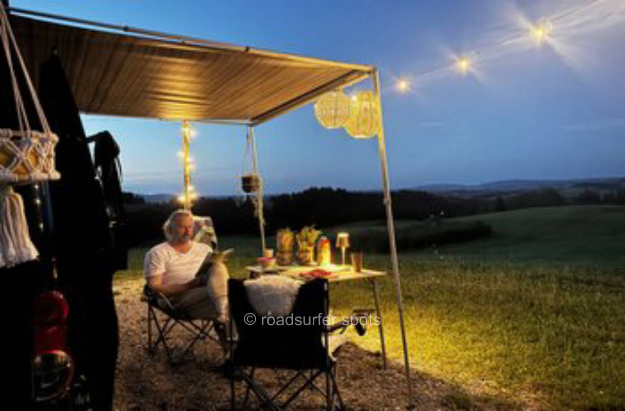 Camping mit Blick über das Allgäu