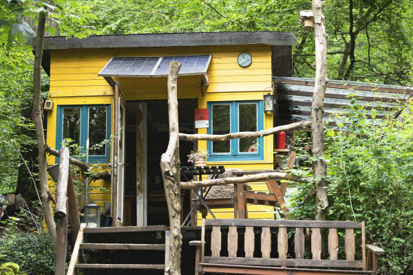 Tiny house in the forest for an adventure