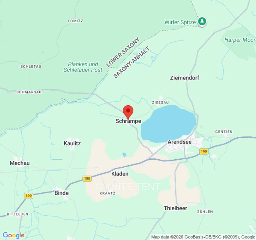 Zeltplatz in Schrampe