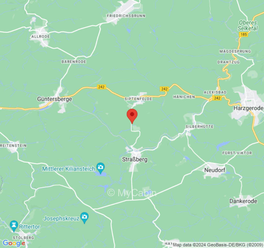 Abgelegene Wiese  im Unterharz