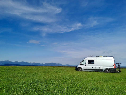 Wohnwagen & Wohnmobilstellplatz in Stötten am Auerberg