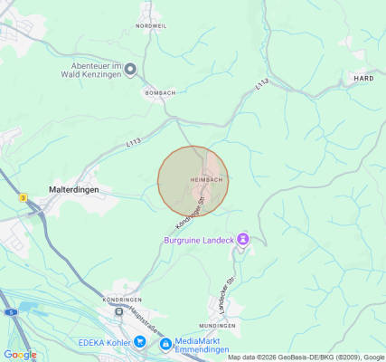 Tent site in Teningen