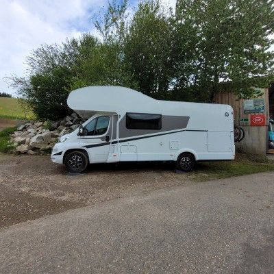 Camping spot at the Eselweide on the organic farm