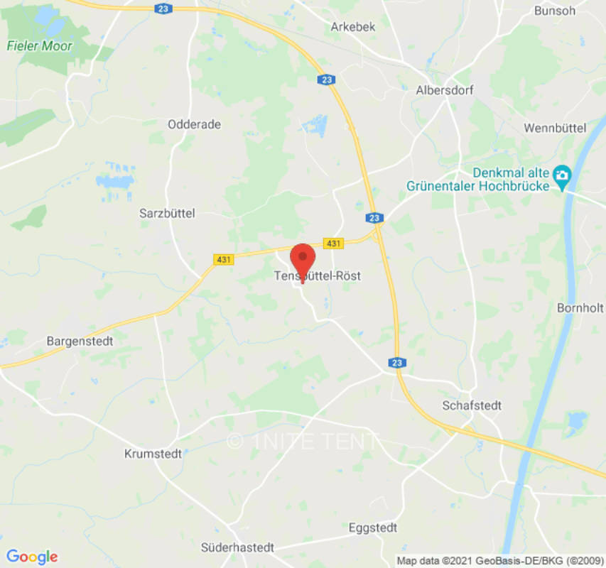 Zeltplatz in Tensbüttel-Röst, privater Stellplatz
