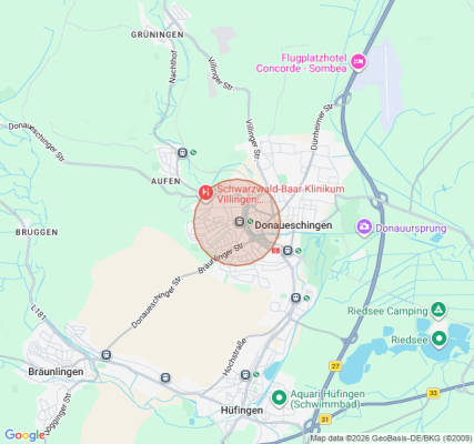 Campsite in Donaueschingen