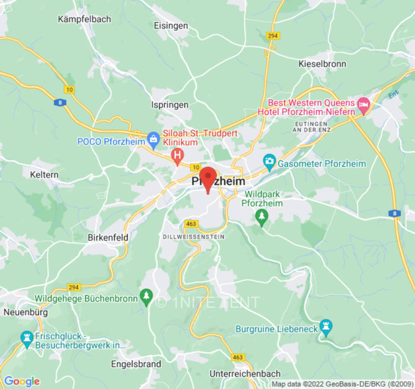 Zeltplatz in Pforzheim