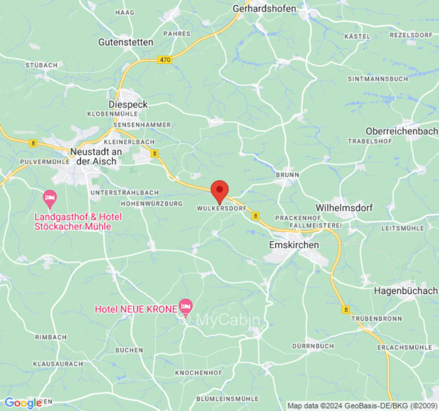 Stellplatz beim Nussbaum