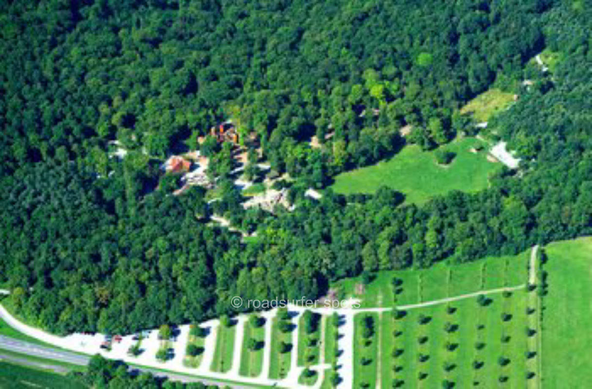 Camping auf dem wilden Parkplatz