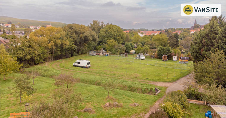 Stellplatz  "in den Wiesen" auch Sauna-Wiese
