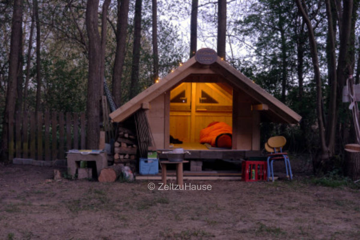 Emsbachlodge, Hütte mit Zeltwiese für 2-8 Personen