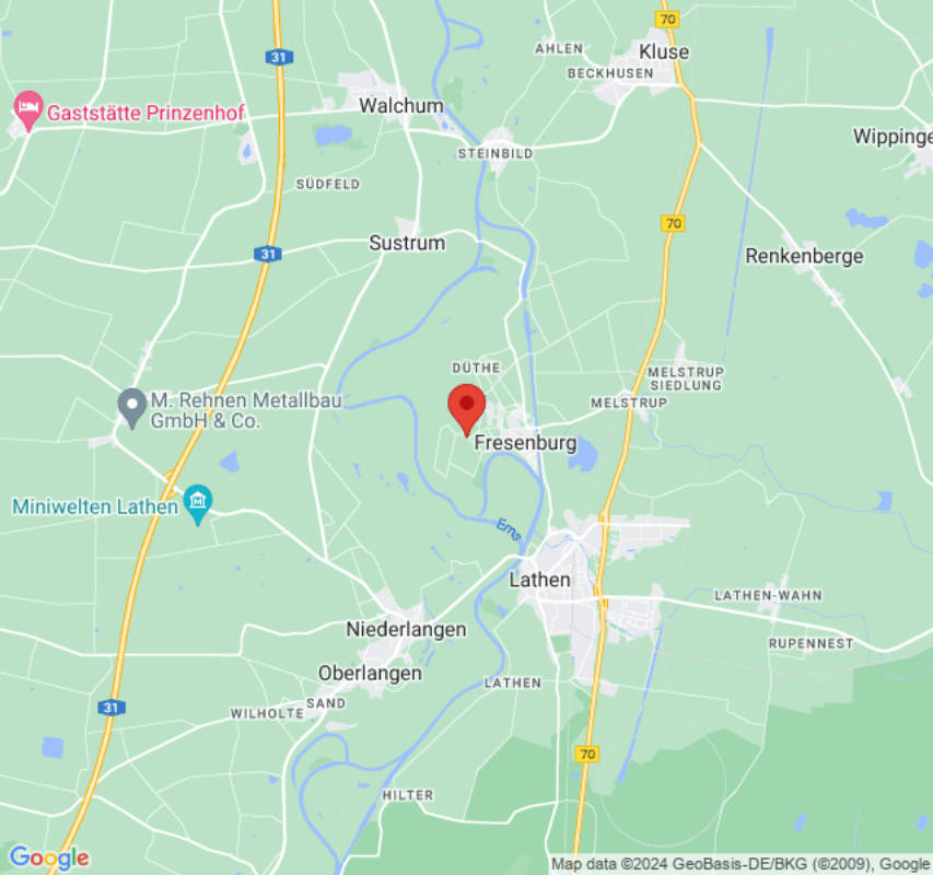 Idyllische Landhauswiese im Emsland