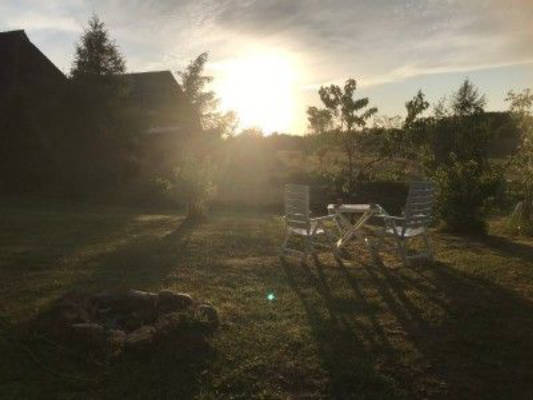 Farm Camping Between Stream and Meadows