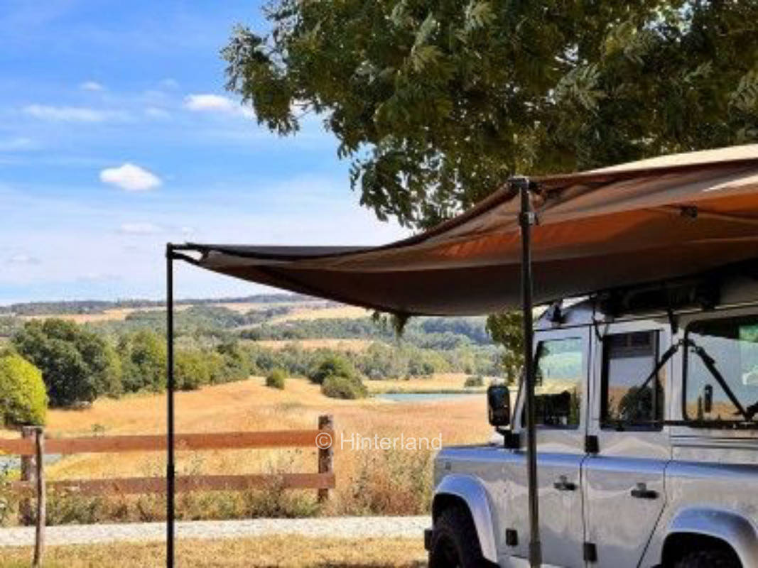 Auszeit im Orlatal: Blick unter freien Himmel