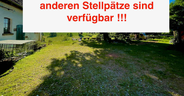 Stellplatz mit Aussicht auf unserem Hof (1/3)