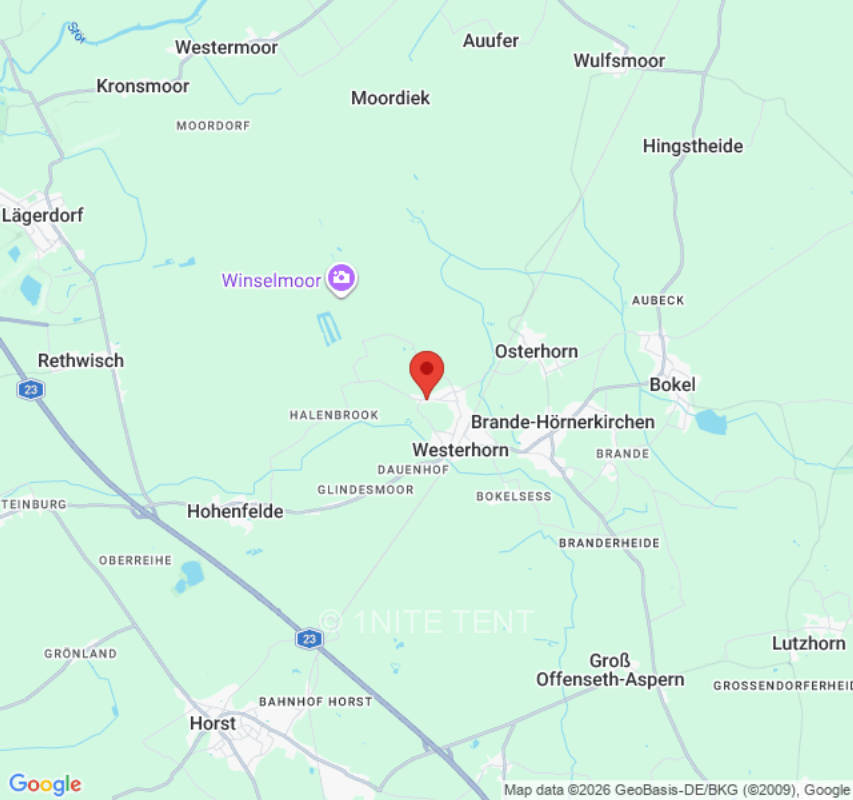 Zeltplatz in Westerhorn