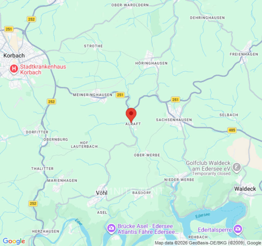 Zeltplatz in Waldeck