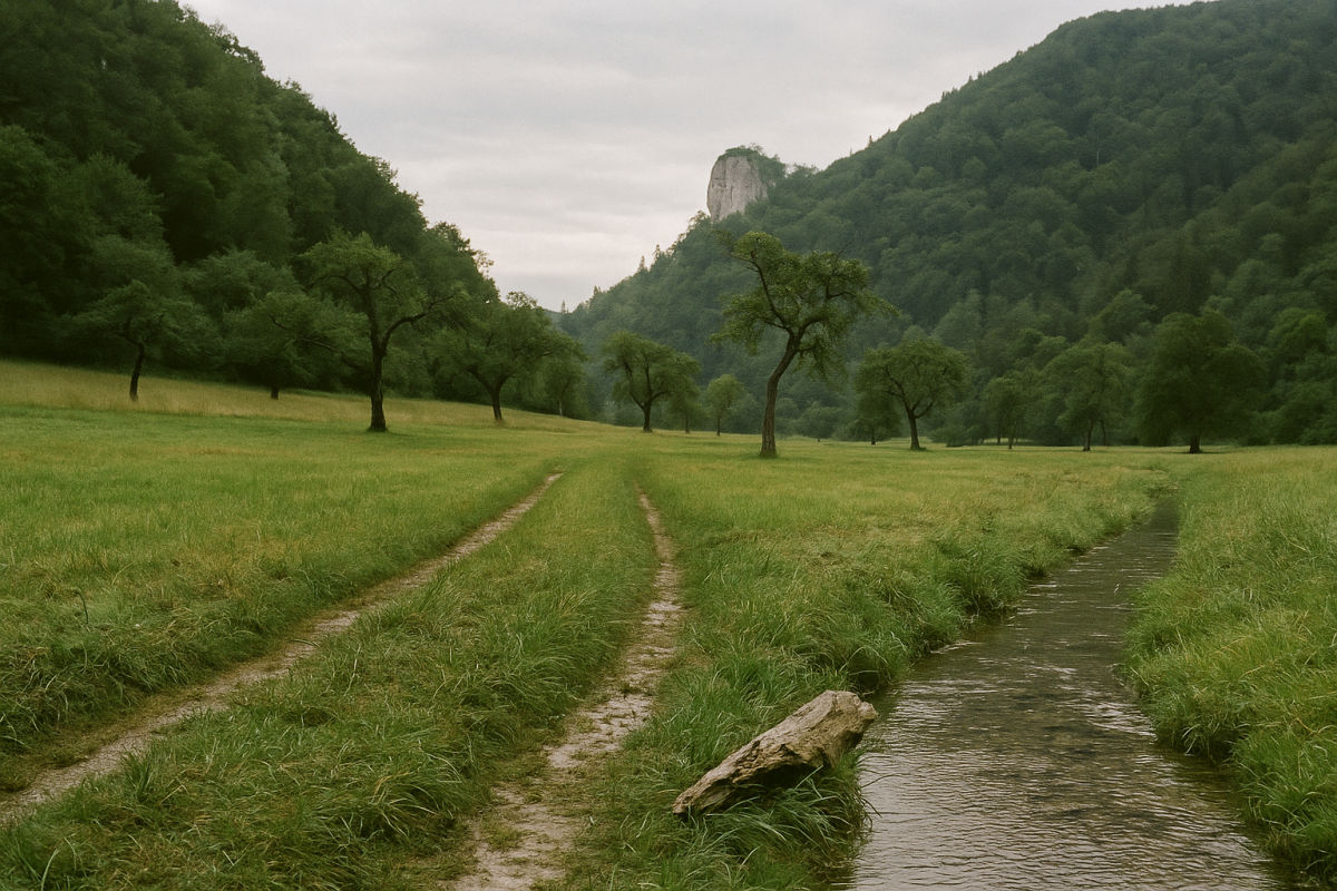 Franconian Switzerland – AI-generated illustrative image