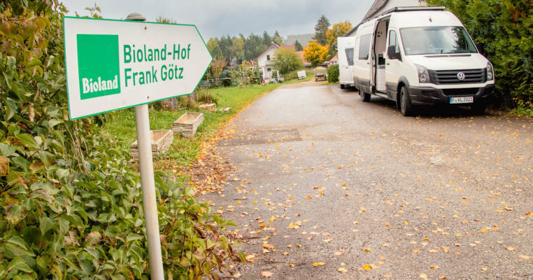 Stellplatz auf dem Biolandhof