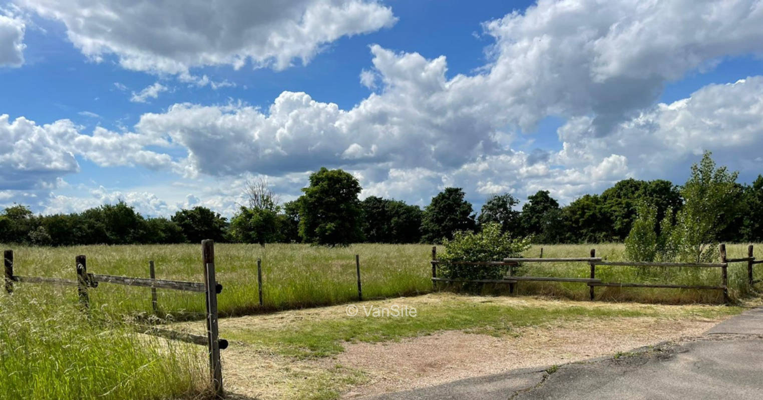 Parking bay at a meadow