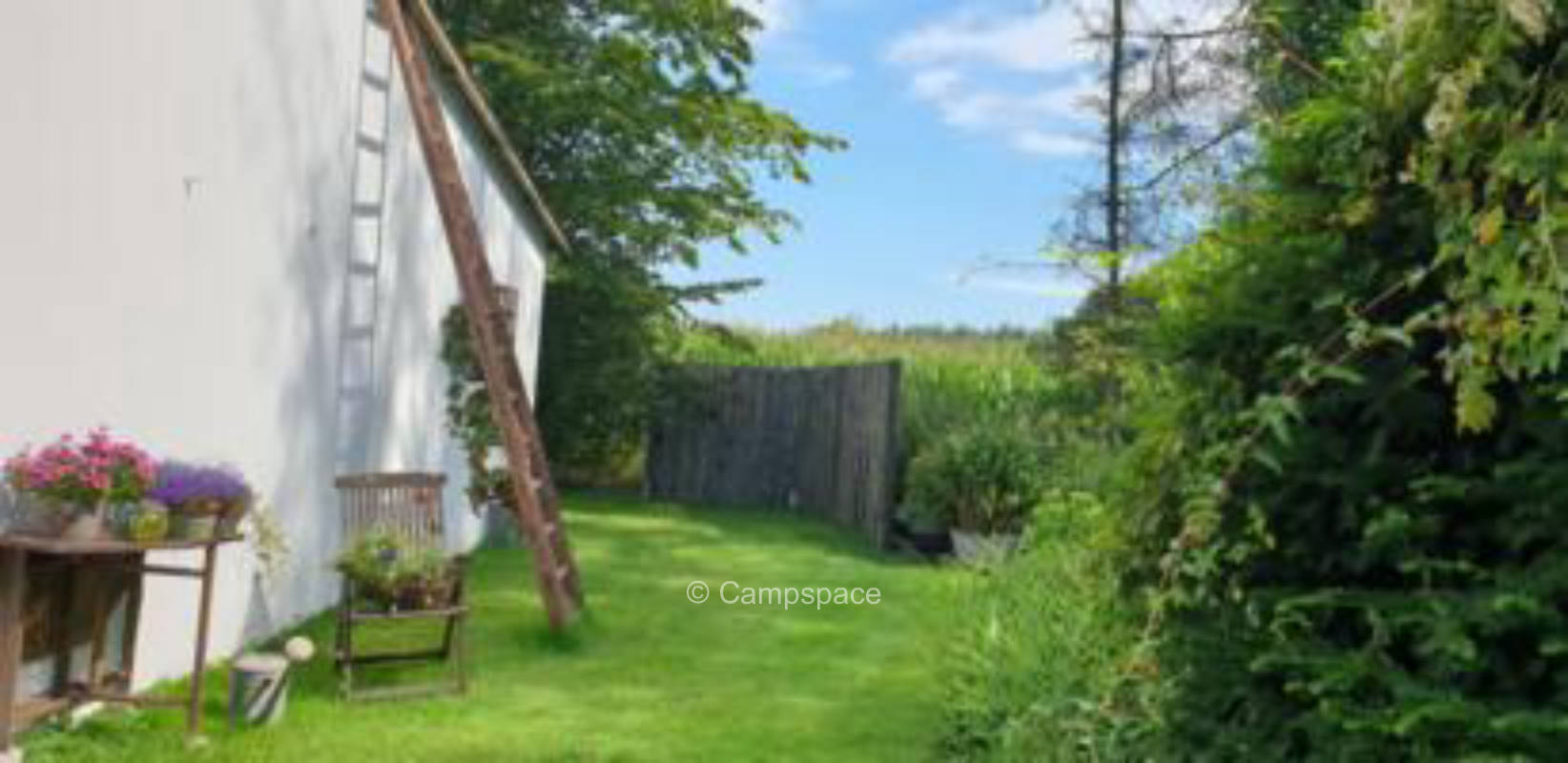 Nature camping near the North Sea