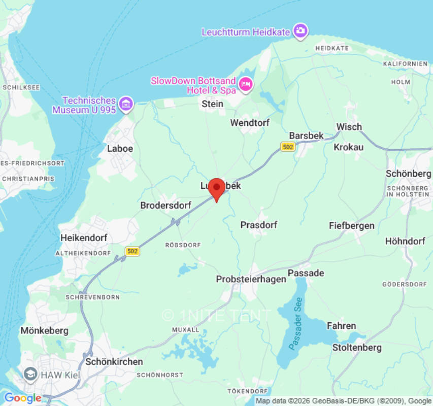 Zeltplatz in Lutterbek