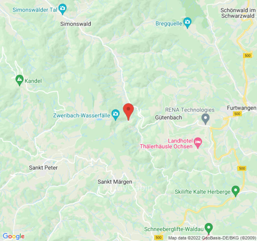 Wiese in mitten der Natur beim Zweribachwasserfall