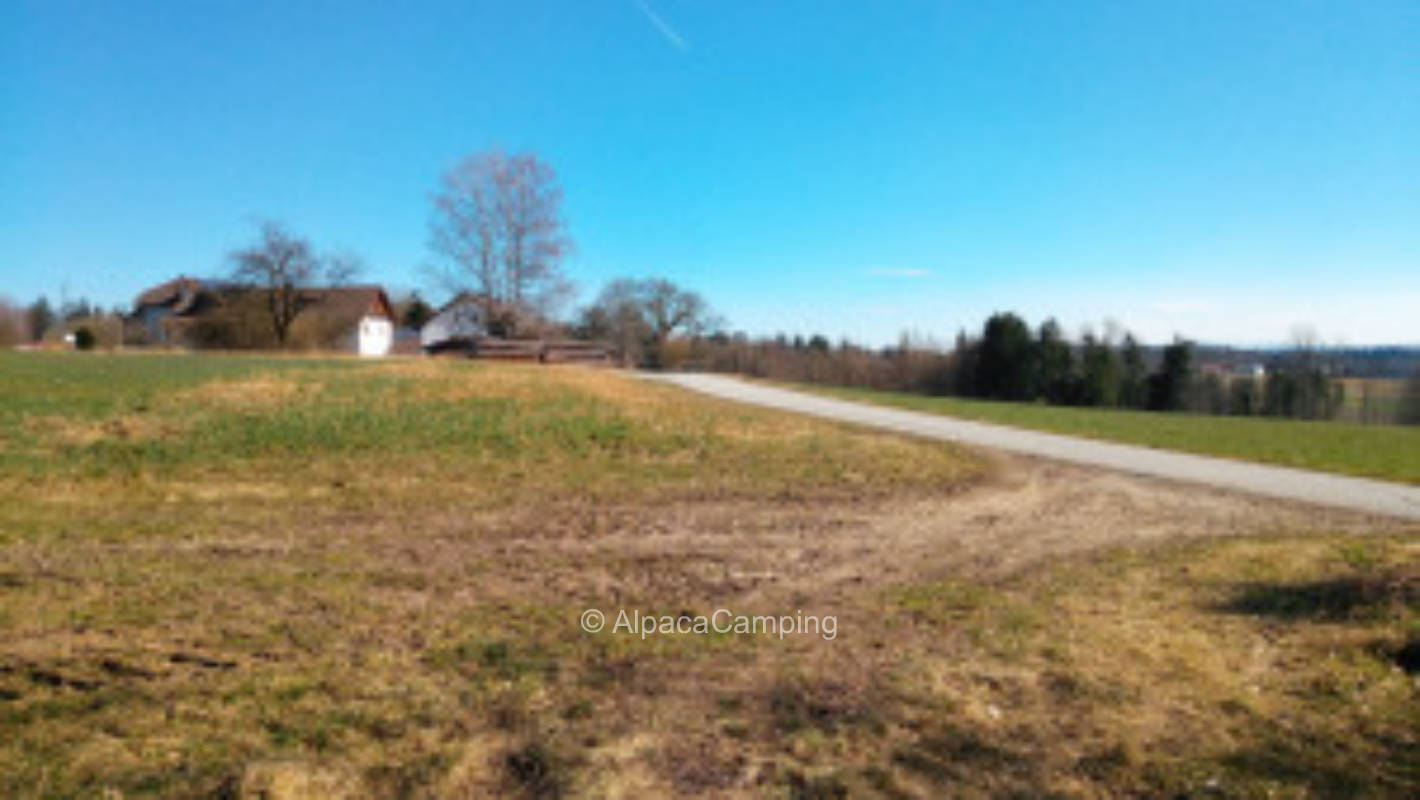 "Ein Bett im Hanffeld" #2, privater Stellplatz