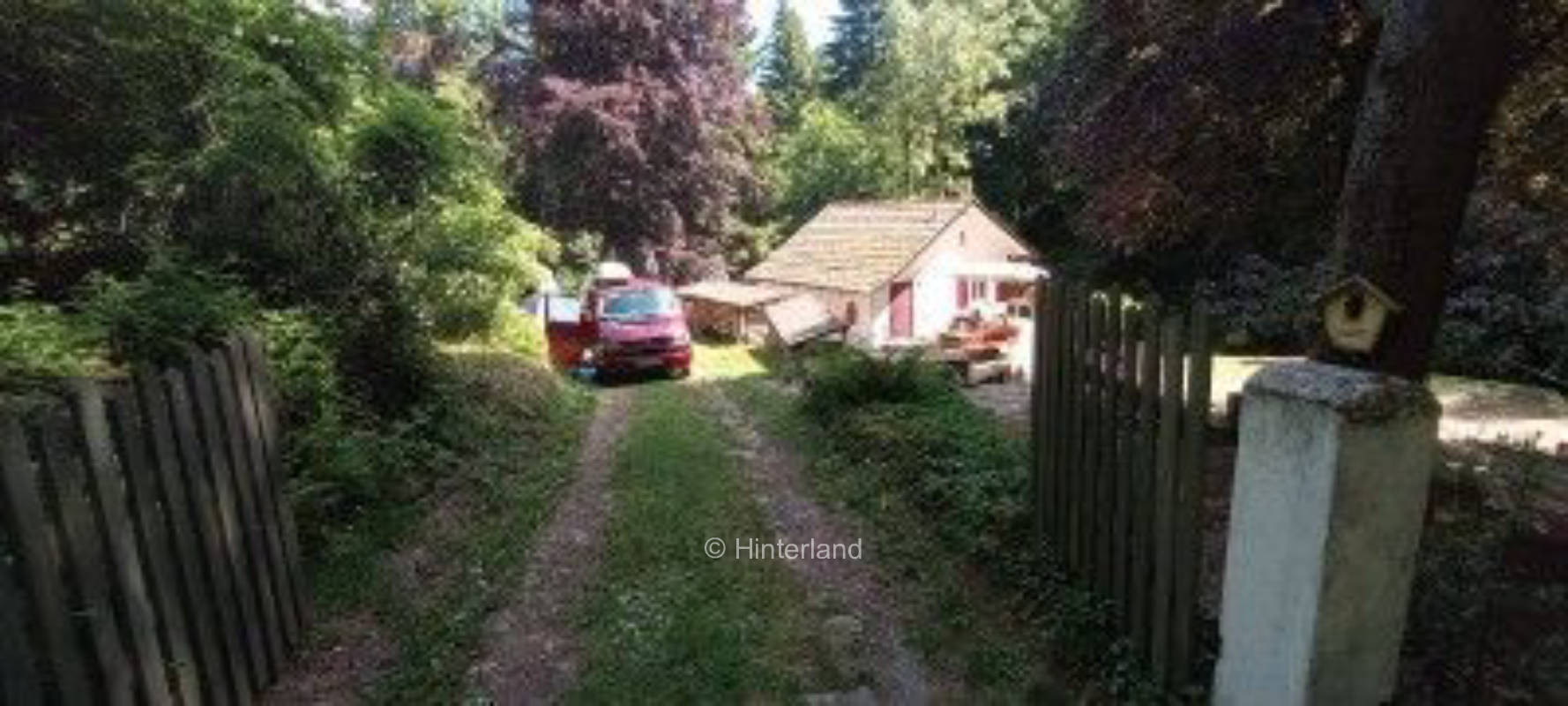 Wald-Stellplatz für kleinen Camper oder Zelt