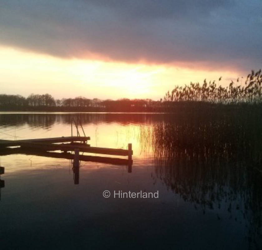 Idylle im Familiengarten am Ruppiner See  