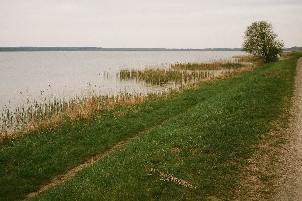Der Ismaninger Speichersee – KI-generiertes Symbolbild