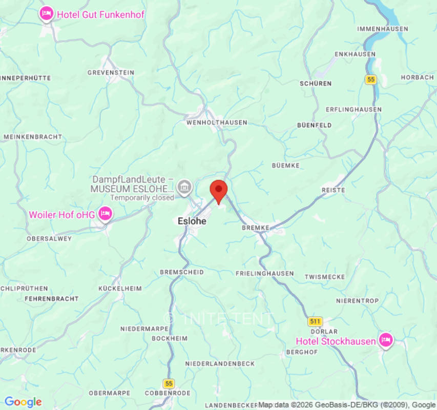 Zeltplatz in Eslohe (Sauerland)