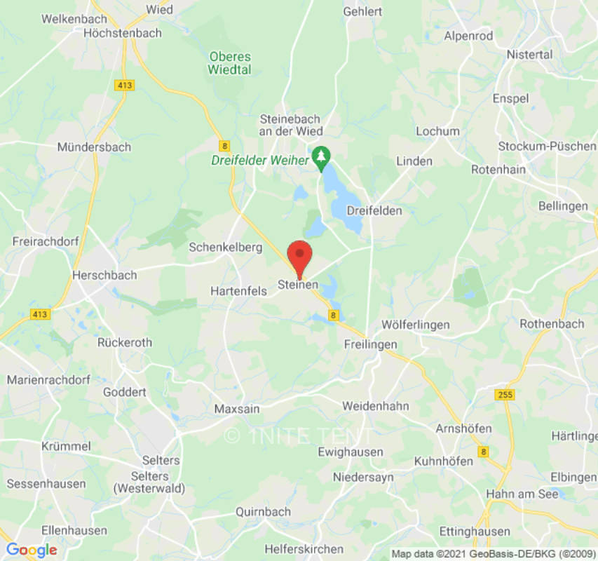 Zeltplatz in Steinen