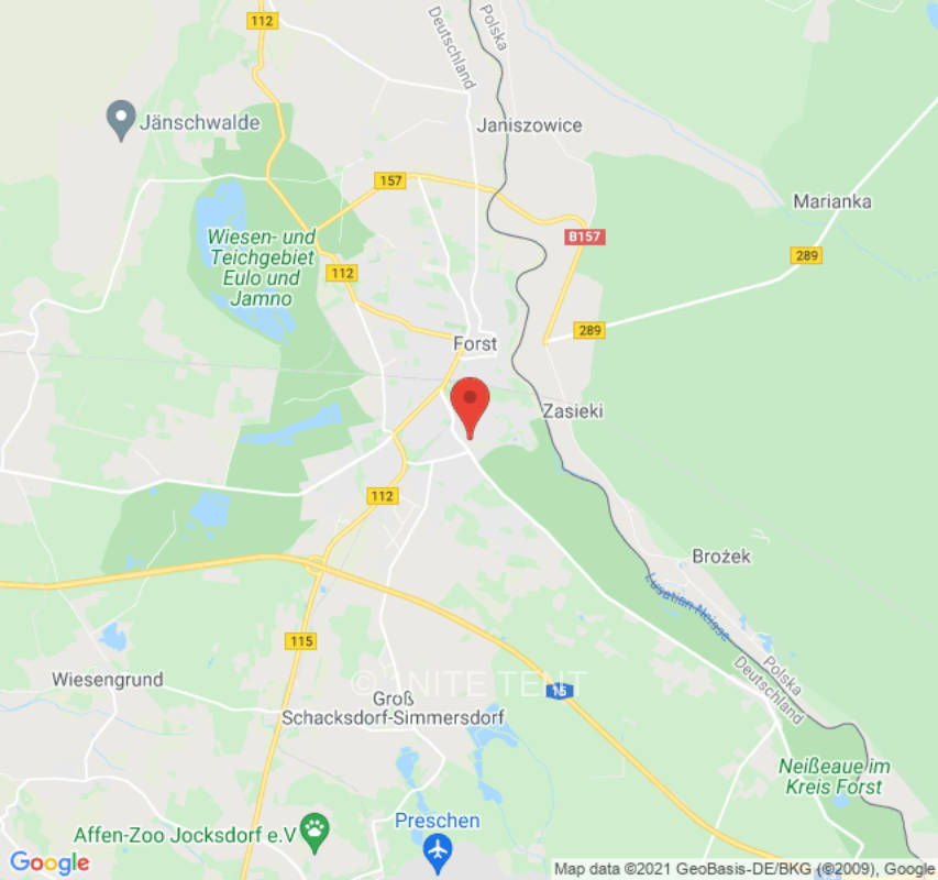 Camping ground in Forst (Lausitz)